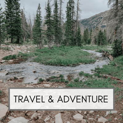 Travel & adventure tab on Blue to Bliss
