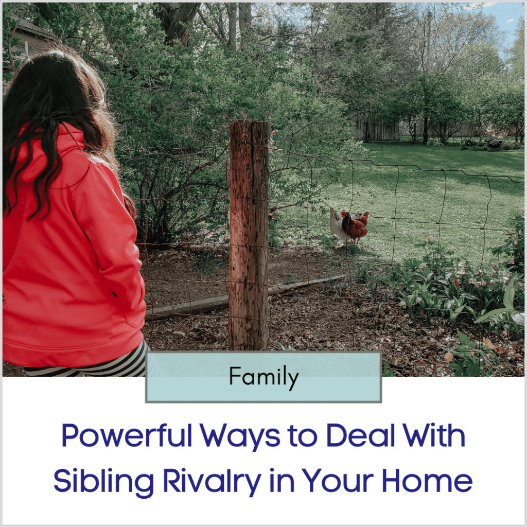 Photo link to an article titled "Powerful Ways to Deal With Sibling Rivalry in Your Home"