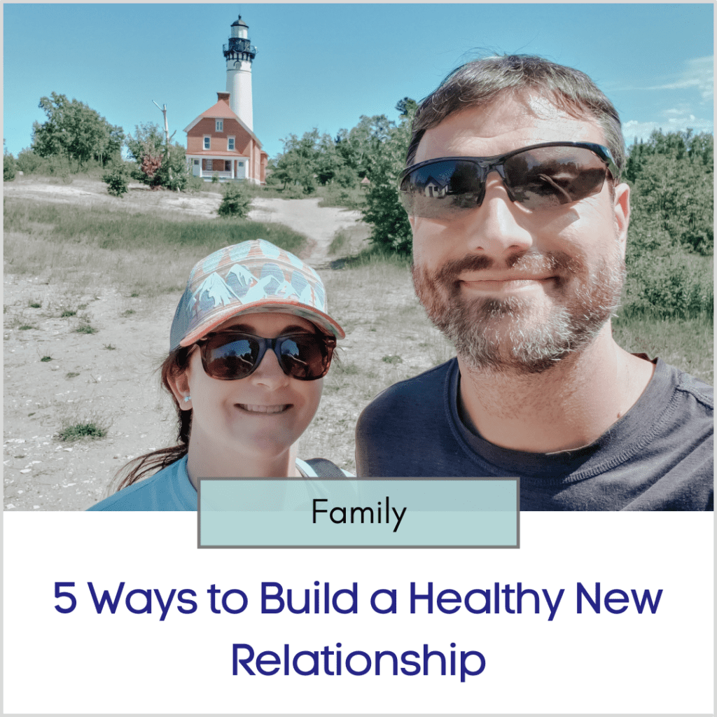 Photo link to an article titled "5 Ways to Build a Healthy New Relationship"