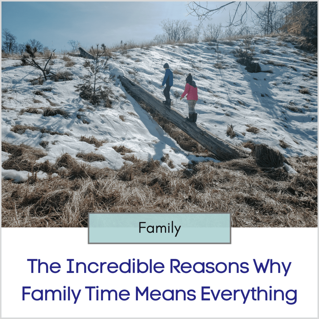 Photo link to an article titled "The Incredible Reasons Why Family Time Means Everything"