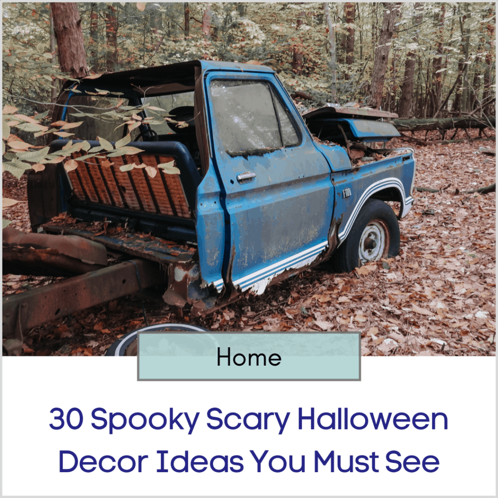 Photo link to an article titled "30 Spooky Scary Halloween Decor Ideas You Must See"
