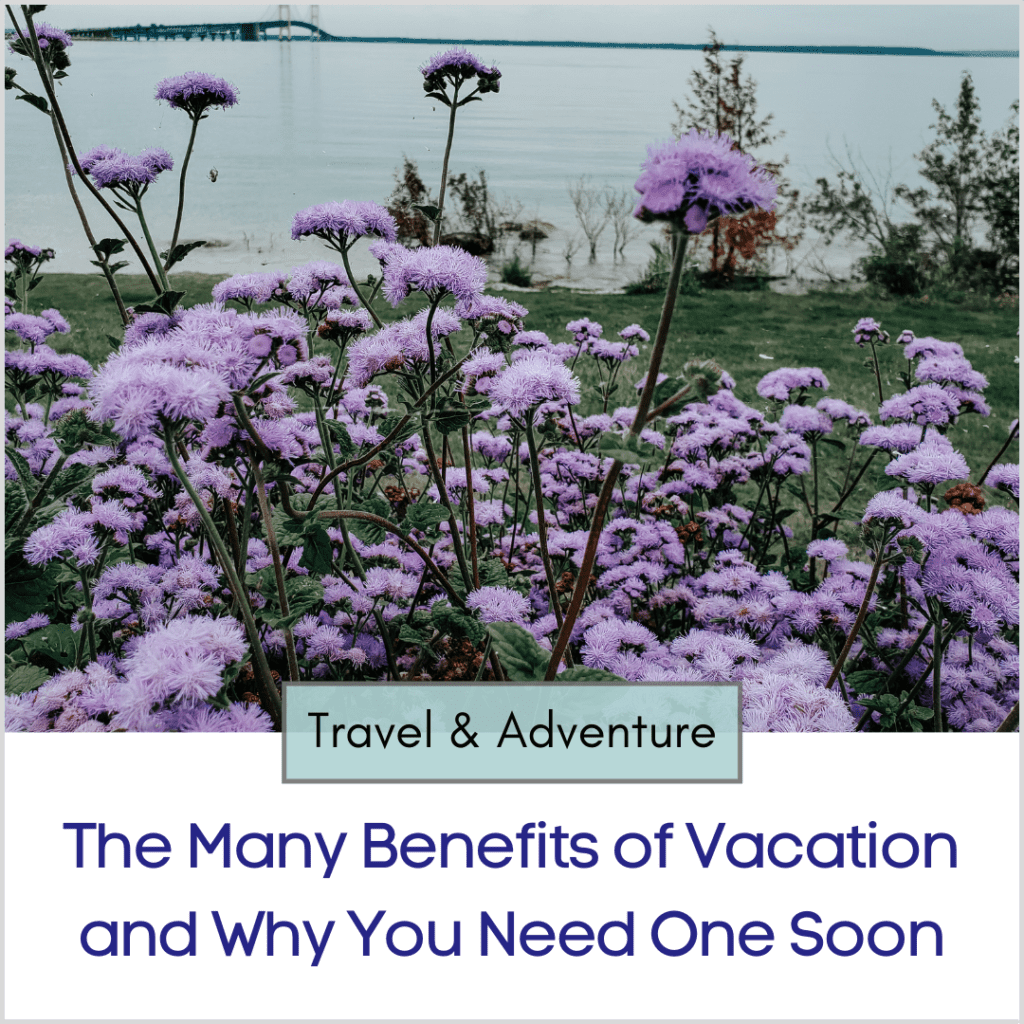 Photo link to an article titled "The Many Benefits of Vacation and Why You Need One Soon"