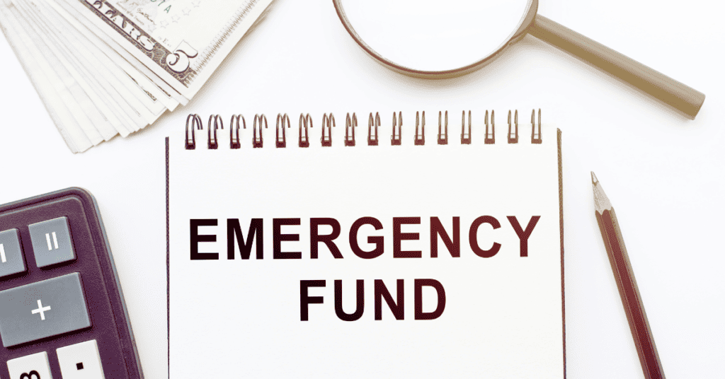 A note to start saving in an emergency fund